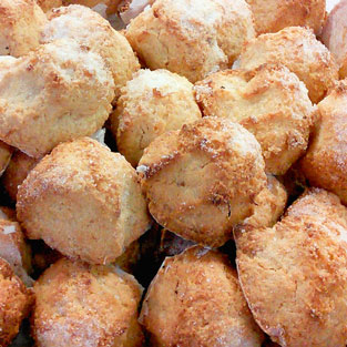 Panadería Olmos - Cordiales de coco rellenos de cabello