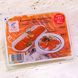 Ahumados Domínguez - Lomo de salmón ahumado lonchas